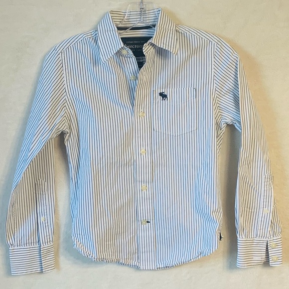 Abercrombie & Fitch Sm. Striped Button Down Shirt - Picture 2 of 3